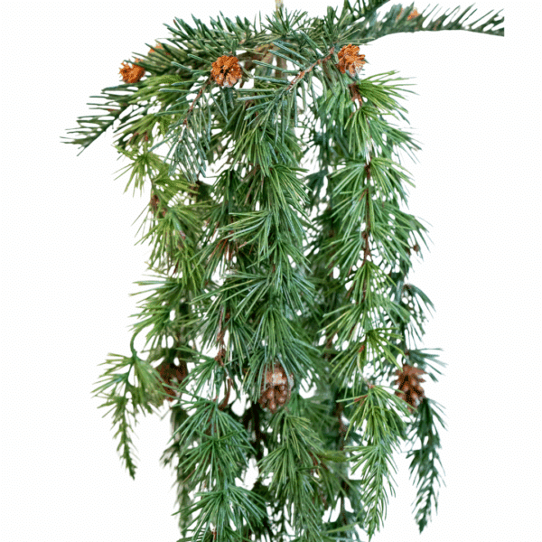 Hanging Artificial Pine With Cones - Image 5