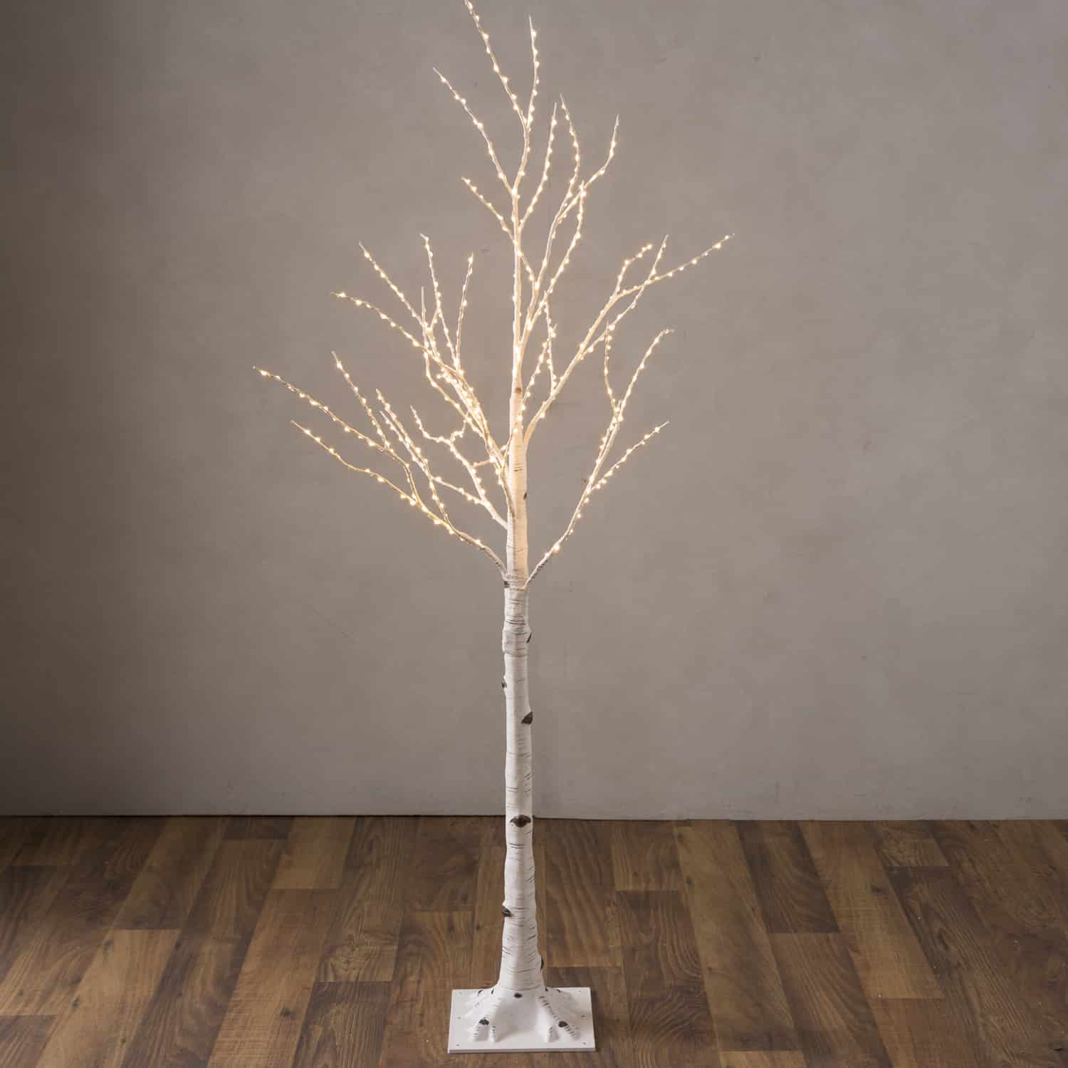 LED Lighted 4′ Birch Tree image