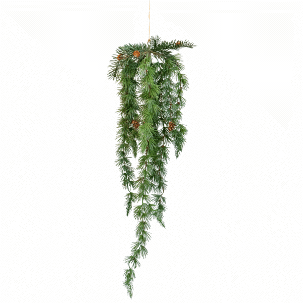 Hanging Artificial Pine With Cones