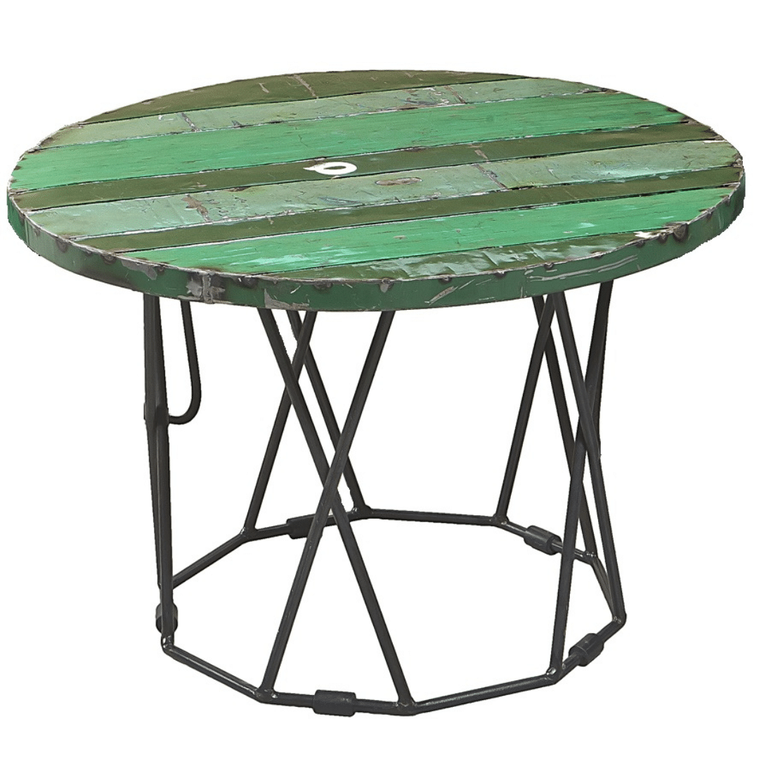 Green Infinity Metal Side Table image