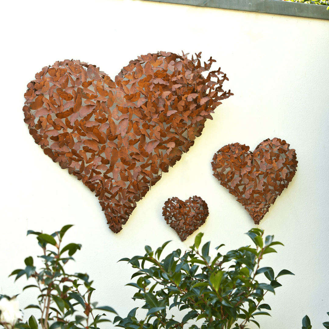 Butterfly Heart Wall Décor, Set Of 3 image