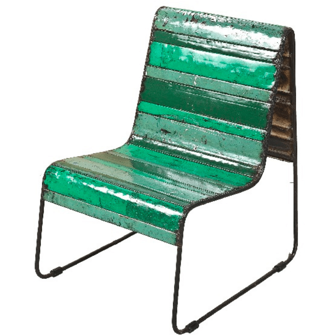 Green Infinity Metal Chair image