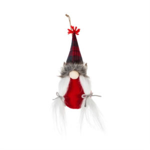 Pigtailed Gnome Ornament image