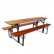 Vintage Beer Garden Table & Benches image