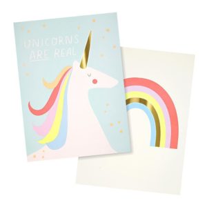 Rainbows & Unicorn Art Prints image