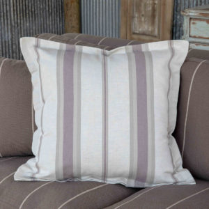 Dusty Pastel Striped Pillow image