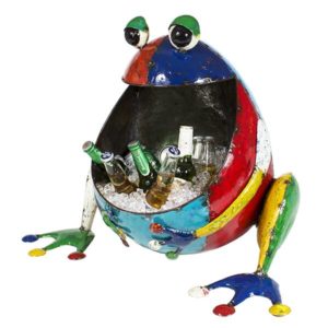Freddy The Frog Metal Sculpture/Planter image