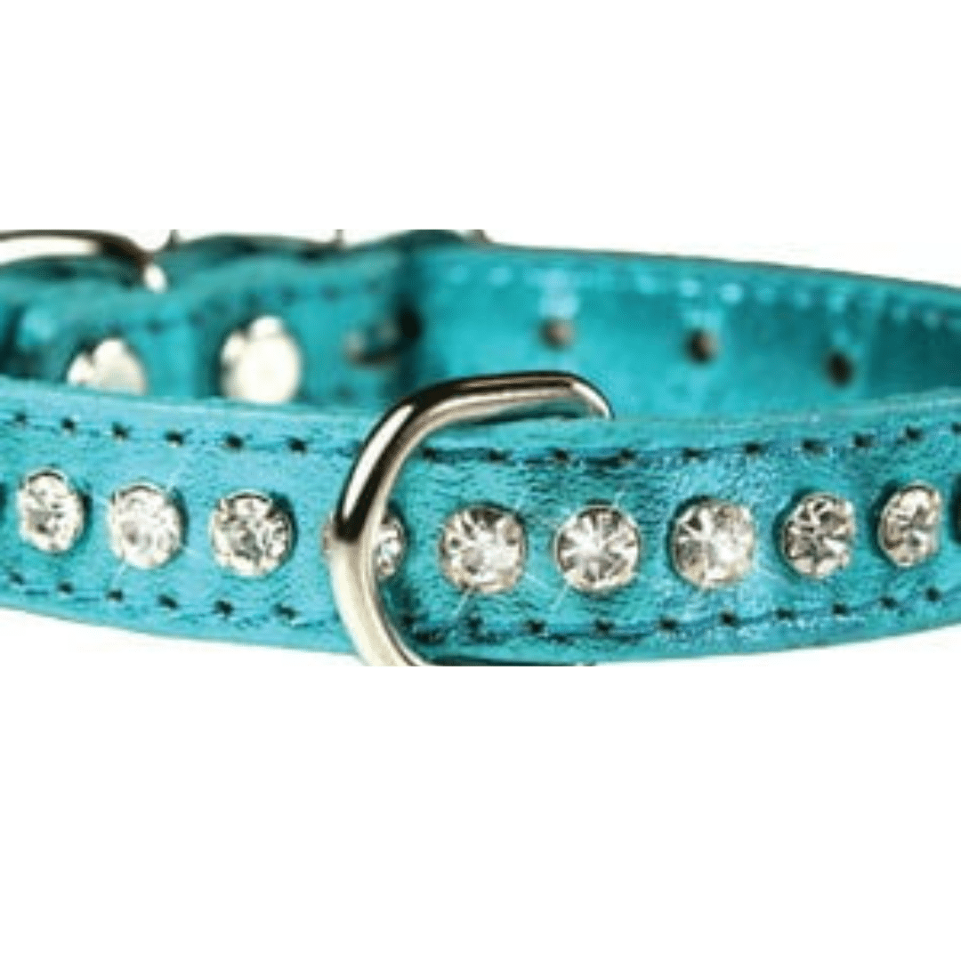 Ostrich Leather Jeweled Collar image