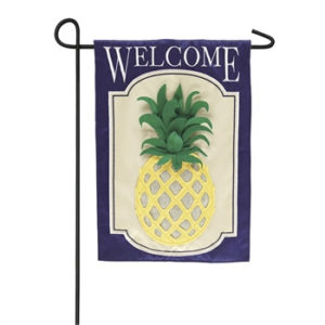 Welcome Pineapple Garden Flag image