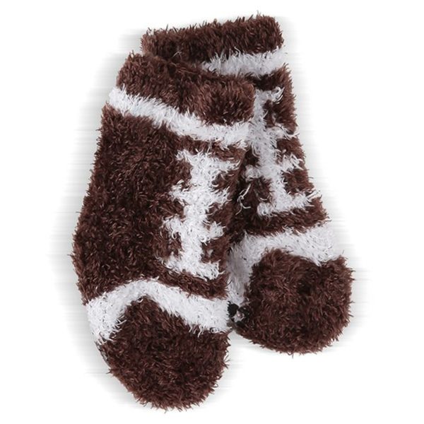 Infant crew socks in football style from Tin Lizzies in Oklahoma City