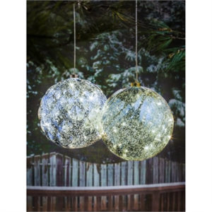 8″ Shatterproof Twinkling LED Ornament image