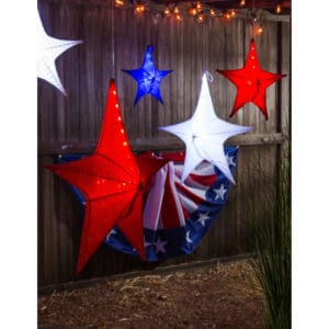 Fabric Lighted Star Large image
