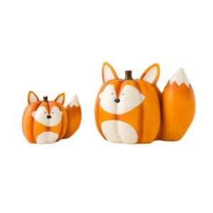 Hand Painted Fox Pumpkins image
