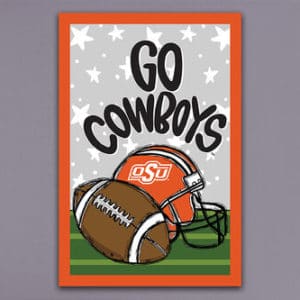 Go Cowboys Garden Flag image