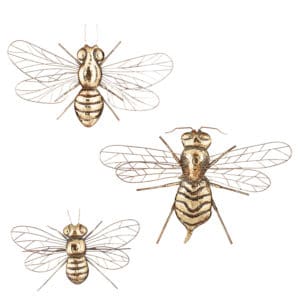 Metal Bee Wall Decor image