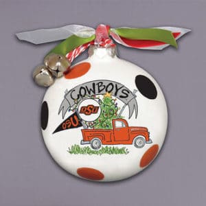 Oklahoma State Truck Ornament image