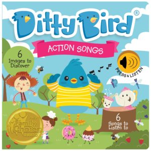 Ditty Bird Musical Book – Action Songs image