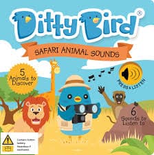 Ditty Bird Musical Book – Safari Animal Sounds image