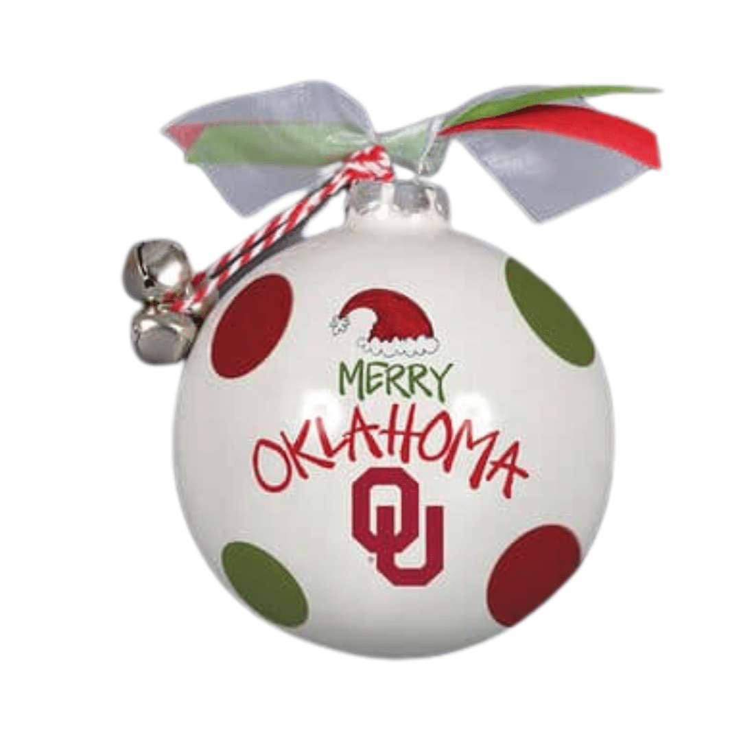 University of Oklahoma Santa Hat Ornament image