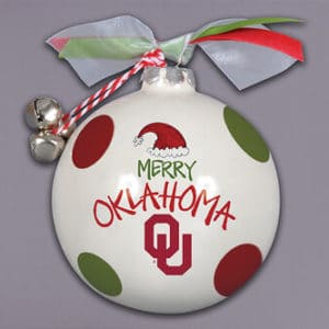 University of Oklahoma Santa Hat Ornament image