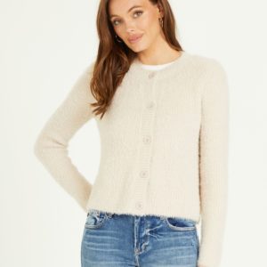 May Cardigan Sweater in Cream image