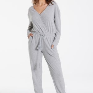 Yasmin Loungewear Jumpsuit in Heather Grey image