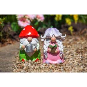 Mushroom Gnomes Garden Statuary image