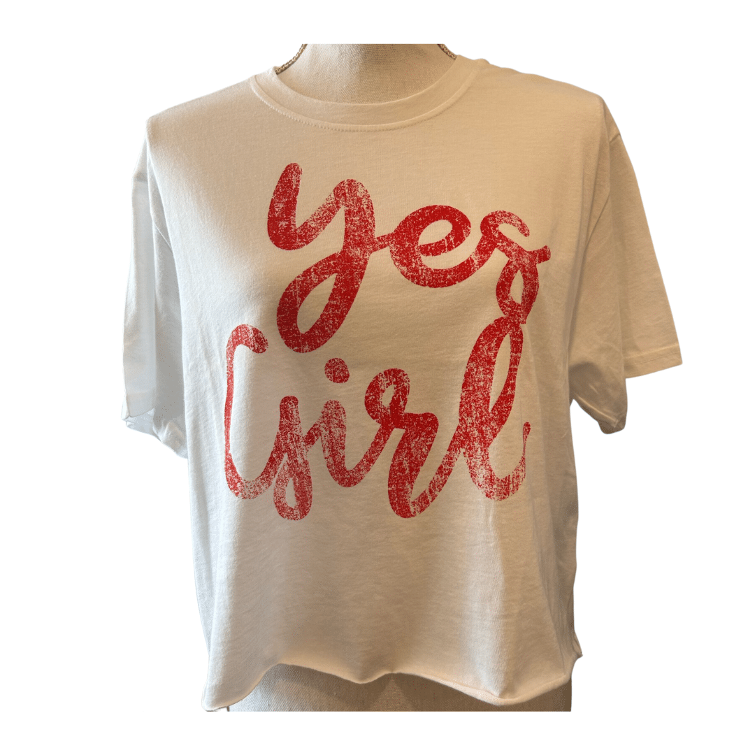 Yes Girl Cropped Tee image
