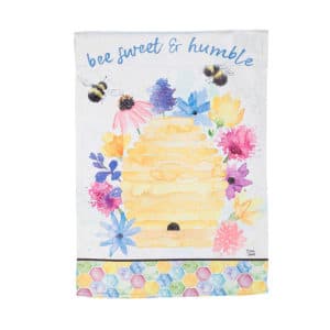 Bee Sweet and Humble Garden Flag image