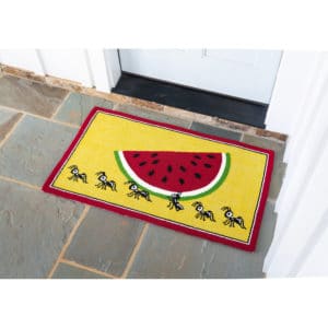 Indoor/Outdoor Hooked Rug Watermelon image