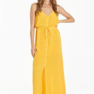 Habanero Coral Yellow Summer Dress image