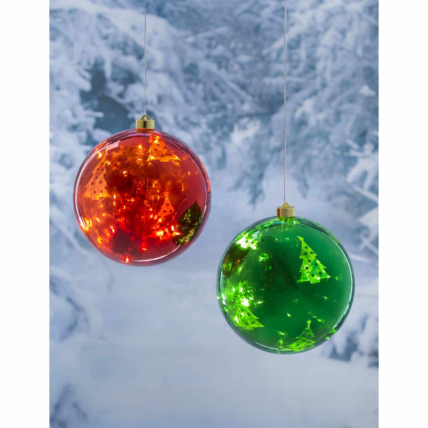 Light Up Ornament with Tree image