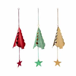 Christmas Tree Metal Wind Bell Chime image