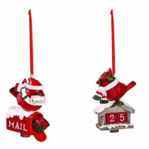 Parching Holiday Cardinal Ornament image
