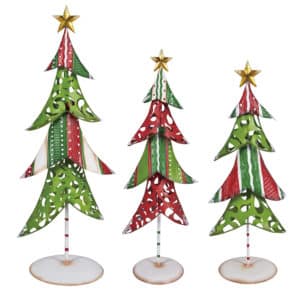 Festive Laser Cut Christmas Tree Garden Statuary image
