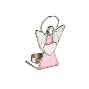 Stained Glass Angel Tealight Holder image