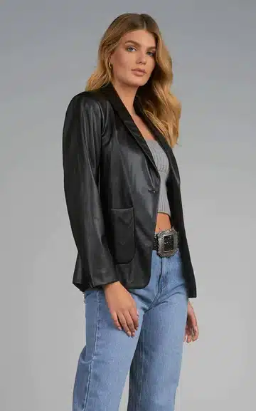Kiki Leather Blazer image