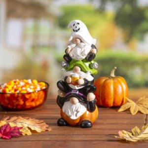 Stacked Halloween Gnome Trio image