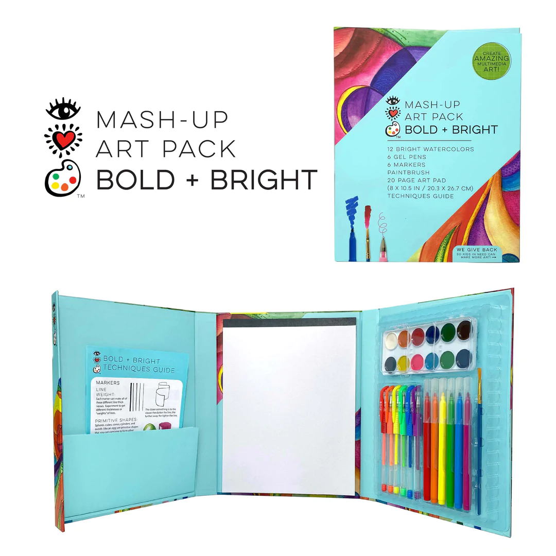 Bold & Bright Mash Up Art Kit image