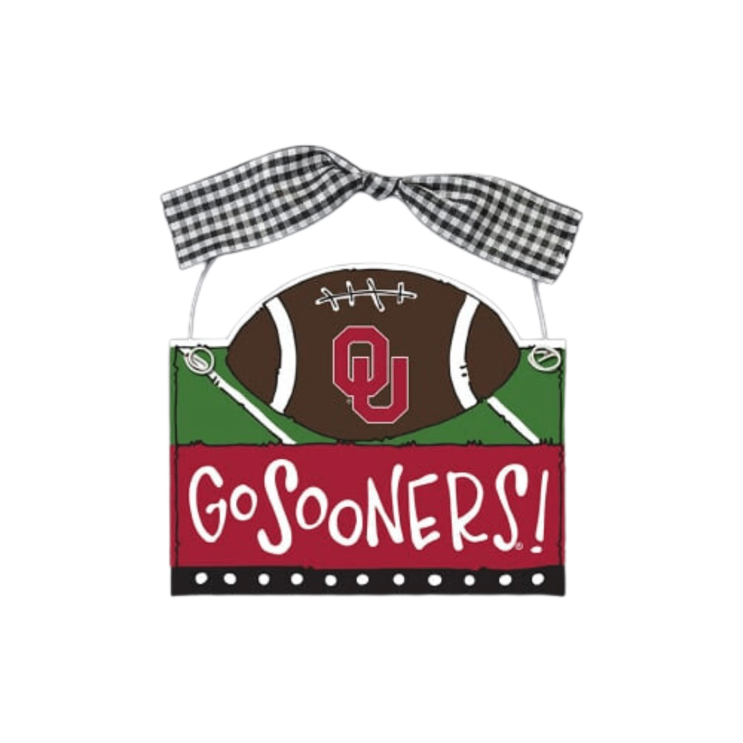 University of Oklahoma Football Ornament image