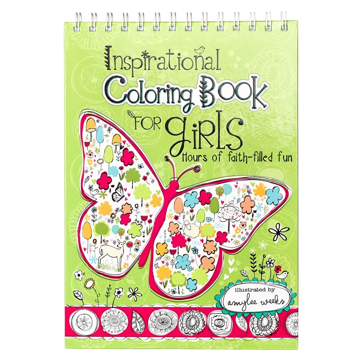 Inspirational Coloring Book for Girls image