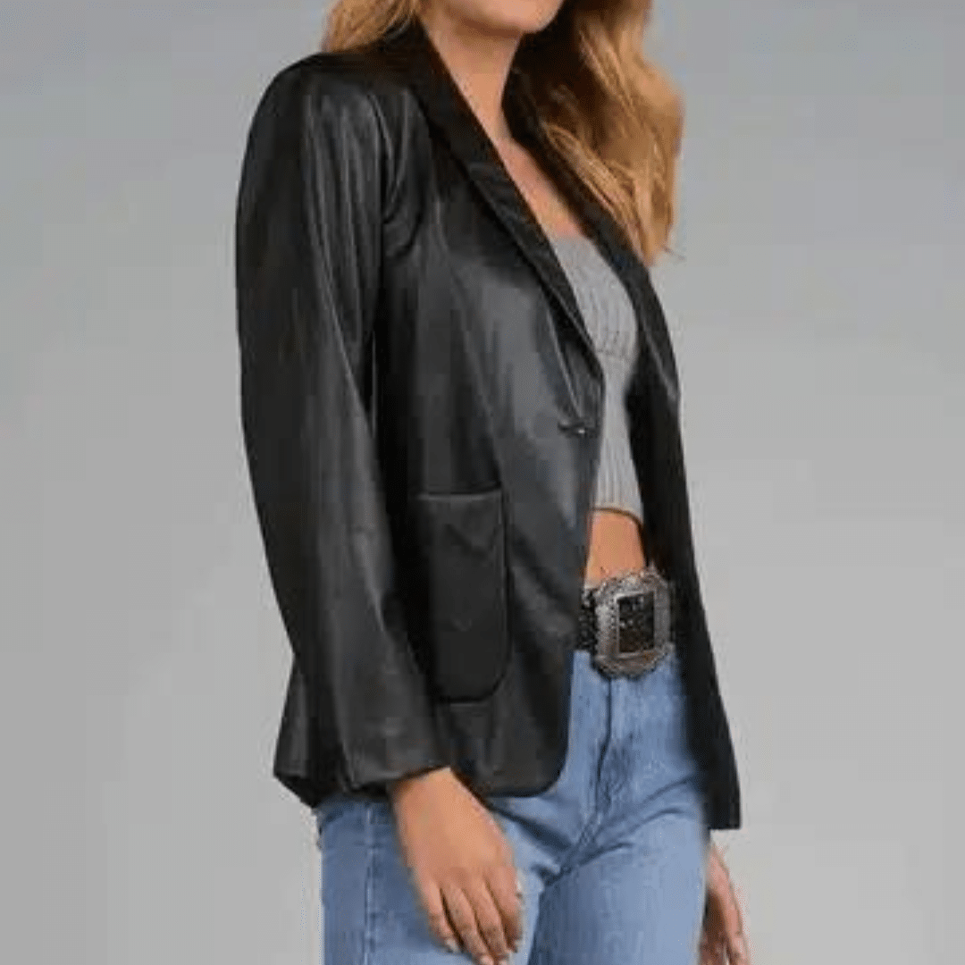 Kiki Leather Blazer image