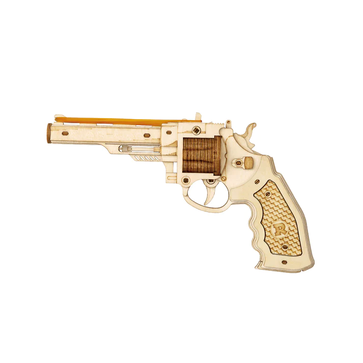 3D Mechanical Wooden Puzzle | Corsac M60 Rubber Band Gun image
