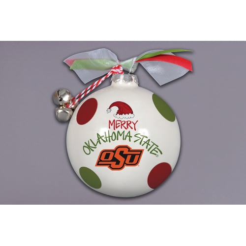 Oklahoma State Santa Hat Ornament – Tin Lizzies