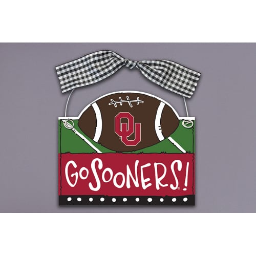 University of Oklahoma Football Ornament image