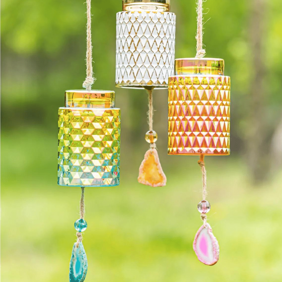 Agate Glass Wind Chime image