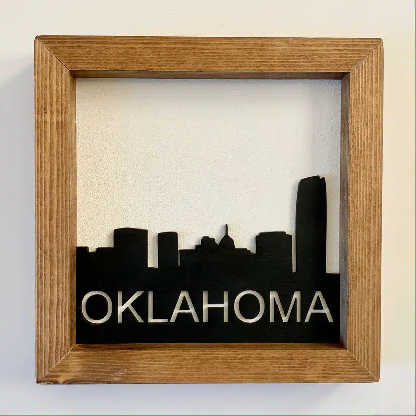 Oklahoma City Skyline Sign image