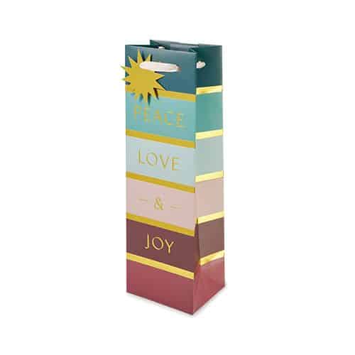Wine Gift Bags: Peace, Love & Joy image