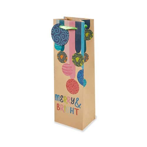 Wine Gift Bags: Merry & Bright image