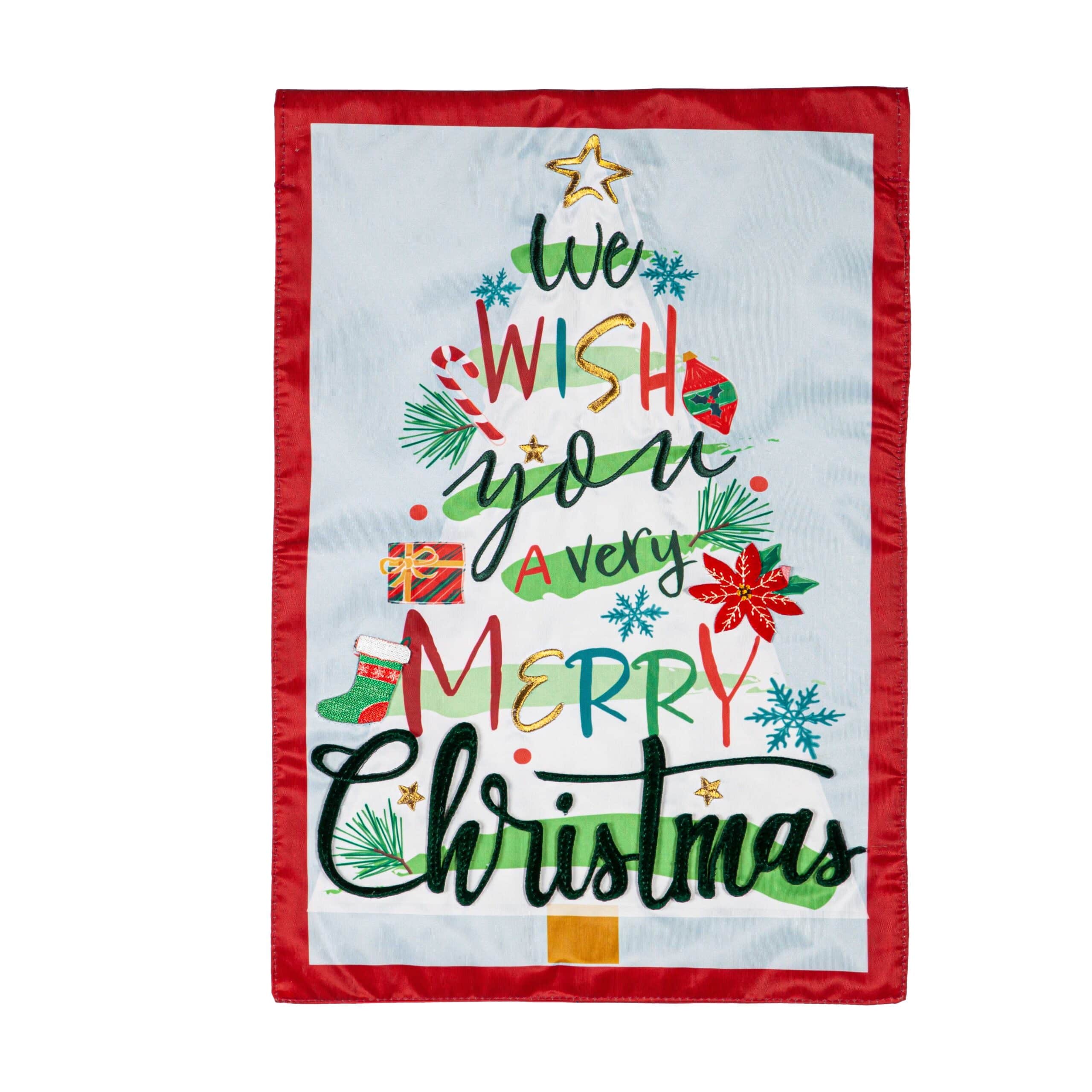 We Wish You a Merry Christmas Garden Flag image